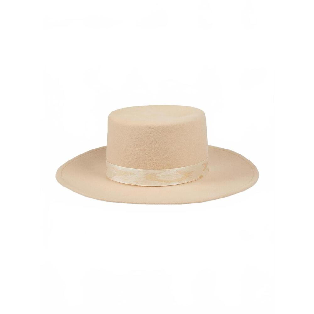 NEW SCOTCH & SODA women's fedora wool hat in sand